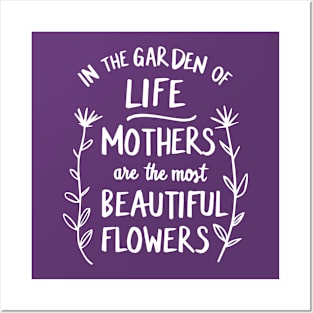 In the garden of life floral Mother's Day Funny for Mom Posters and Art